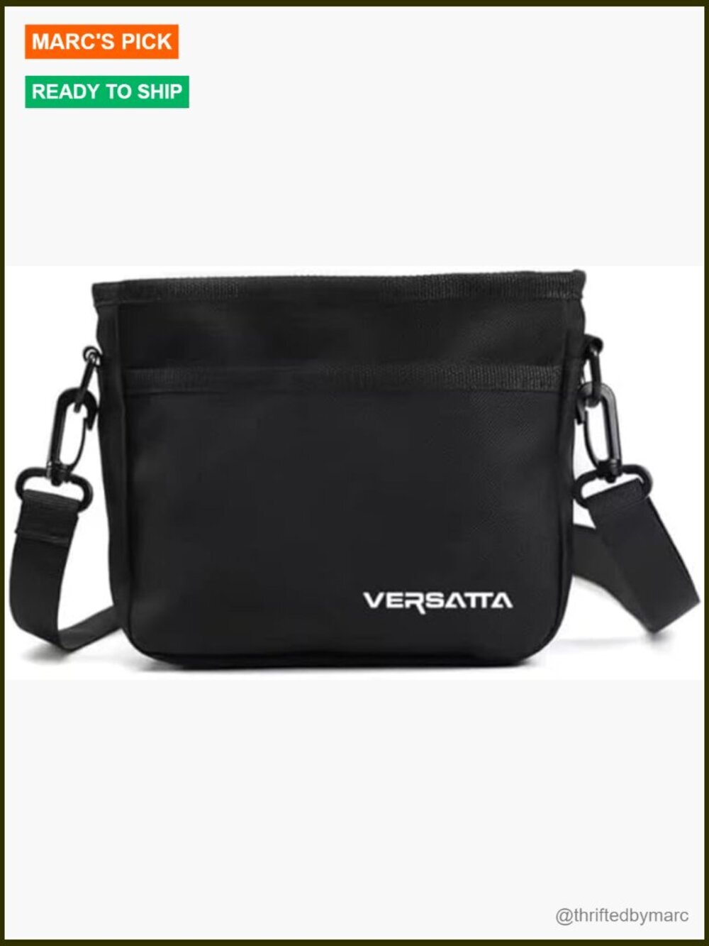 Small RFID Blocking Crossbody Bag Water Resistant Adjustable Strap Travel